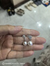 紀詩哲（GIEVSZHE）品牌輕奢珍珠耳釘女正圓強光百搭款耳夾耳飾七夕情人節(jié)禮物送女友 白金色珍珠耳釘【白10mm】 曬單實拍圖