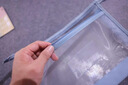 玉水湖科目分類袋l型大容量學(xué)生初中小學(xué)生專用手提學(xué)科分科透明網(wǎng)紗拉鏈?zhǔn)椒挚颇看鼤?shū)本試卷收納書(shū)法袋 天空藍(lán)1個(gè)【雙層大容量】 無(wú)規(guī)格 曬單實(shí)拍圖