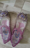 百麗童鞋女童涼鞋2025夏季新款兒童公主水晶鞋果凍鞋學(xué)步鞋單鞋紫色28 曬單實(shí)拍圖