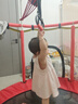 曼迪卡威蹦蹦床室內家用兒童1-3-10歲寶寶砰砰跳跳床小孩蹭蹭床玩具禮物 1.4米 扶手單杠款紅承重700斤 加厚護網(wǎng)/吸盤(pán)靜音防滑腿 曬單實(shí)拍圖