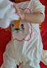 莫代爾嬰兒連體衣薄款睡衣寶寶空調服小童衣服夏季長(cháng)袖無(wú)骨 杏色 73cm 曬單實(shí)拍圖