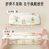 愛(ài)寶適月子帽純棉月子頭巾孕產(chǎn)婦帽產(chǎn)后坐月子防風(fēng)帽發(fā)帶2件套 貓咪M427 曬單實(shí)拍圖