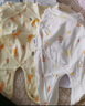 童泰（TONGTAI）嬰兒連體衣春秋季純棉新生兒衣服初生寶寶蝴蝶哈衣爬服滿月服 曬單實拍圖