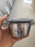 沃德百惠（WORTHBUY）304不銹鋼保鮮盒水果食品級飯盒圓形帶蓋密封碗家用便攜帶飯餐盒 兜兜熊350ML 曬單實(shí)拍圖