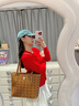 紅蜻蜓包包女包2025新款單肩包托特水桶包手提包送女友媽媽生日禮物 曬單實拍圖