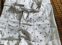 蓮燦2025春夏新復古風(fēng)釘鉆刺繡菱形格高腰可拆卸腰帶牛仔短褲女 白色 26 曬單實(shí)拍圖