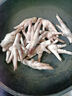 大用單凍雞鳳爪2斤（500g*2） 白羽雞烤鳳爪短爪鹵雞爪燒烤鹵食材清真 曬單實拍圖