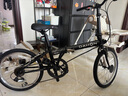 大行（DAHON）經典D6折疊自行車20英寸6速成人休閑單車 KBC061 麗面黑 曬單實拍圖