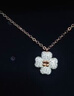 施華洛世奇（SWAROVSKI）Latisha幸運四葉草項鏈女吊墜女士輕奢女 鍍玫瑰金色 5636489 曬單實拍圖