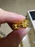 金小貅黃金手串貔貅吊墜本命年轉運珠皮丘男女手串足金999硬金顯大聚財 1g,中號貔貅轉運珠【多退少補】 曬單實(shí)拍圖