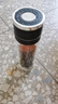 FASSON德國進(jìn)口品質(zhì)單手一鍵開蓋防摔玻璃杯雙層速開啟茶水分離泡茶杯男 車載雙層紳士黑 550ml 曬單實(shí)拍圖
