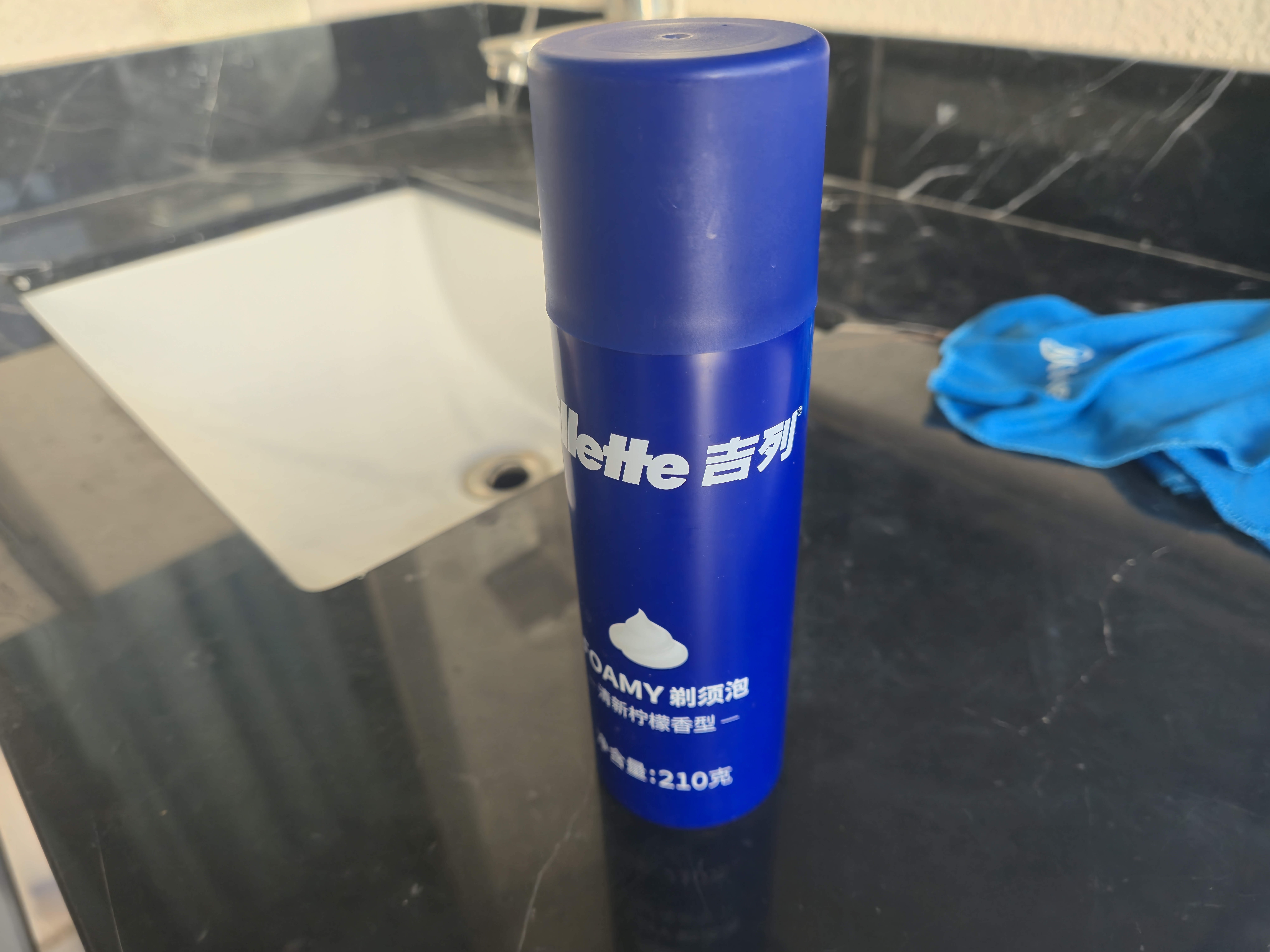 吉列清新檸檬型 剃須泡沫 剃須膏剃須啫喱 非刀頭 210g 非吉利 曬單實(shí)拍圖