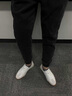皓頓（HAUT TON）德訓鞋男頭層牛皮小白鞋男士復古阿甘鞋白色板鞋運動(dòng)休閑皮鞋 白色 41 適合運動(dòng)鞋42碼 曬單實(shí)拍圖