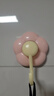 KAMAN多巴胺花朵吸盤(pán)掛鉤免打孔強力粘膠廚房衛生間貼墻上門(mén)后承重粘鉤 混色【綠+粉+黃】3個(gè) 曬單實(shí)拍圖