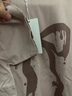森馬（Semir）短袖T恤女中長(zhǎng)款做舊oversize夏2025蝴蝶結(jié)破洞衣服109325100036 曬單實(shí)拍圖