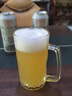 青蘋(píng)果啤酒杯加大容量615ml兩只 酒吧KTV家用加厚玻璃扎啤杯 為蘇超干杯 曬單實(shí)拍圖