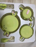 babycare兒童餐具輔食碗注水保溫碗不銹鋼叉勺寶寶吃飯喝水?huà)雰褐軞q禮盒綠 曬單實(shí)拍圖