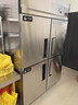 星星廣東星星格林斯達四門(mén)冰箱商用雙溫冷藏冷凍四開(kāi)門(mén)大容量廚房冰箱飯店酒店保鮮柜立式冰柜Q1.0E4 D1.0V4 曬單實(shí)拍圖