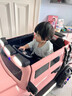 倍貝樂(lè )兒童電動(dòng)車(chē)玩具車(chē)可坐大人帶遙控四輪電動(dòng)汽車(chē)可駕駛寶寶周歲禮物 高配粉【雙驅12V+藍牙遙控+搖擺 可坐大人+藍牙遙控+搖擺+越野輪 曬單實(shí)拍圖