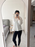 笙格兒德絨秋褲女加絨打底褲春薄絨褲內穿大碼緊身線(xiàn)褲保暖褲子女秋冬季 黑色 L(95-115)斤 曬單實(shí)拍圖