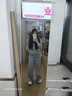 春秋美式純欲辣美新款碎花假兩件上衣女長袖修身顯瘦別致小眾T恤 杏色 M 建議90-105斤 曬單實(shí)拍圖