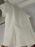 特洛曼免燙白色襯衫女短袖夏季薄款彈力職業(yè)工裝氣質(zhì)正裝娃娃領(lǐng)襯衣 曬單實(shí)拍圖