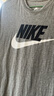耐克(NIKE)男短袖T恤 純棉 運動(dòng)休閑 經(jīng)典簡(jiǎn)約AR5005-063調暗灰XL 曬單實(shí)拍圖
