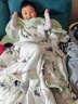 JCZS德國品牌兒童睡袋防踢被子夏季薄款女童兩用春秋護肚四季通用款空 送分區枕】四孔涼感夏季25-35度-動(dòng)物茶話(huà)會(huì ) 120*100cm(0~2歲) 曬單實(shí)拍圖