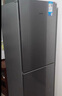 華凌美的冰箱出品185雙門兩門家電冰箱小型家用租房節(jié)能低音二門雙溫深冷速凍冷凍冷藏小型冰箱HR-185 灰色 曬單實拍圖