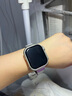 適用蘋(píng)果iWatchS10表殼防摔殼膜一體高清全包iwatchs987防水外殼 鈦金色(殼膜一體) 適用iwatchS10/S11【42MM表盤(pán)】 曬單實(shí)拍圖
