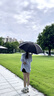 左都（ZUODU）全自動(dòng)雨傘加大加厚結(jié)實(shí)抗風(fēng)雙骨反向男士學(xué)生折疊傘車(chē)載防暴雨傘 【暗夜黑】13cm巨無(wú)霸綁帶+280T防暴雨傘布 曬單實(shí)拍圖