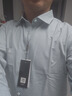 杉杉長(cháng)袖襯衫男格子休閑襯衣中年商務(wù)正裝免燙 TCT4299(長(cháng)袖款) 41  曬單實(shí)拍圖
