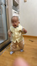 婧麒（JOYNCLEON）嬰兒馬甲秋冬新生寶寶外穿馬夾a類嬰幼兒夾棉保暖背心 Jwc200769 曬單實(shí)拍圖