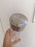 高硼硅雙層玻璃杯大容量泡茶杯茶水分離安全無毒隔熱杯車載水杯商 雙層加厚銀色蓋千層直筒 350ml 1只 曬單實(shí)拍圖