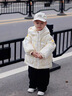 迪士尼（Disney）童裝兒童羽絨服冬季新款男童中長(cháng)款白鴨絨衣服女童加厚外套 黃色 黃色 80 cm 曬單實(shí)拍圖