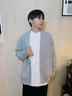 真維斯衛(wèi)衣男灰色長袖針織休閑2025春秋冬季新款外套秋裝衣服男裝上衣男 灰色 XL (140-160斤) 曬單實(shí)拍圖