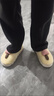 QYCKABY棉拖鞋女秋冬季2025新款居家毛絨防寒保暖踩屎感厚底防滑地板拖男 黃色【柔軟冬季】 36-37 正碼（內長(cháng)235mm） 曬單實(shí)拍圖