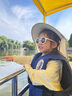 kocotreekk樹兒童防曬帽大帽檐夏季寶寶遮陽(yáng)帽男女童防曬沙灘 曬單實(shí)拍圖