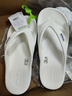 卡駱馳（CROCS）貝雅卡駱班運動(dòng)拖鞋男鞋女鞋居家?jiàn)A腳平底人字拖鞋|205393 白/深藍-126 41 /42(260mm) 曬單實(shí)拍圖