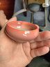 靈青坊 青瓷純手工功夫茶杯主人杯單杯陶瓷茶具紅釉女士個(gè)人專(zhuān)用品茗杯單個(gè)高端茶盞小茶碗禪定杯 曬單實(shí)拍圖