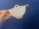 永豐源（auratic）廣彩傳承8頭/10頭茶咖具 復古浮雕金色花卉 喬遷中秋禮贈 禮盒裝 廣彩傳承8頭茶咖具 曬單實(shí)拍圖