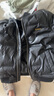 卡賓90鴨絨羽絨服24秋冬棋盤(pán)格肌理舒適保暖 煤黑色01 54  曬單實(shí)拍圖