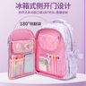 史努比（SNOOPY）書(shū)包小學(xué)生女生1-3年級(jí)180度全開(kāi)口兒童學(xué)生書(shū)包 夢(mèng)幻粉小號(hào) 曬單實(shí)拍圖