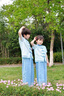 G.DUCKKIDS小黃鴨童裝兒童漢服男童套裝春秋季中國風(fēng)女小童長(cháng)袖中秋表演服 春秋男女同款 100 尺碼2~3歲【 90-100cm】 曬單實(shí)拍圖