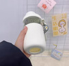 RICH YOUR HOME德國品質(zhì)杯子女生高顏值個(gè)人專(zhuān)用耐高溫防摔防爆茶水分離便攜水杯 白色520ml-加厚防燙杯套 曬單實(shí)拍圖