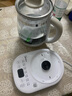 美的（Midea）家用養生壺 1.5L全自動(dòng)玻璃燒水壺 多段保溫電熱水壺 一體恒溫煮茶壺 輕音柔聲燉煮智能預約 升級新品【玻璃壺蓋】YS15P202 1.5L 曬單實(shí)拍圖
