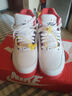 耐克（NIKE）官方艦店男鞋秋季運動(dòng)鞋AIR FLIGHT 89氣墊休閑鞋AJ4兄弟跑步鞋 白/黑/大學(xué)紅/AJ4兄弟款 40 曬單實(shí)拍圖