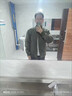 2025秋冬新款飛行員夾克棉衣男寬松大碼工裝棒球服夾棉加厚外套 軍綠色【內(nèi)里加棉】 XL 【建議115-130斤】 曬單實(shí)拍圖