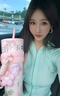 世大家明星同款保溫杯女士水杯送女朋友老婆七夕禮物大容量高顏值吸管杯 曬單實拍圖