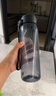 特百惠（Tupperware）樂(lè )活750ML塑料杯夏季男女學(xué)生運動(dòng)水杯子大容量便攜雙飲 都市灰 曬單實(shí)拍圖
